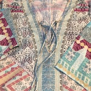 Brand new Boho Women’s long sleeve dress./coverup